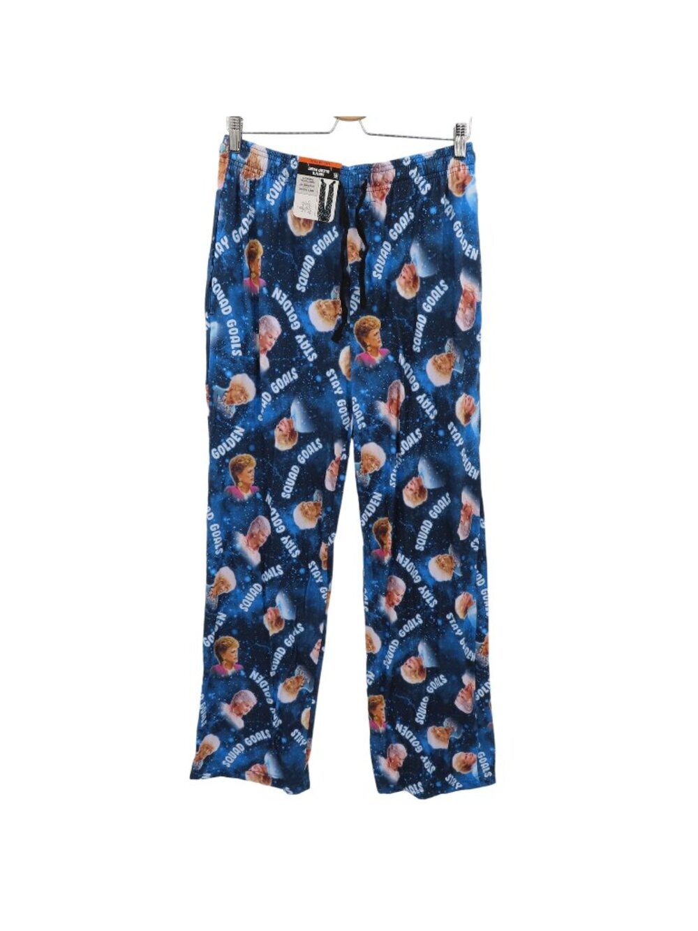 Stay Golden Girls Mens Medium 32-34 Outer Space Galaxy Pajama Pants PJs NEW